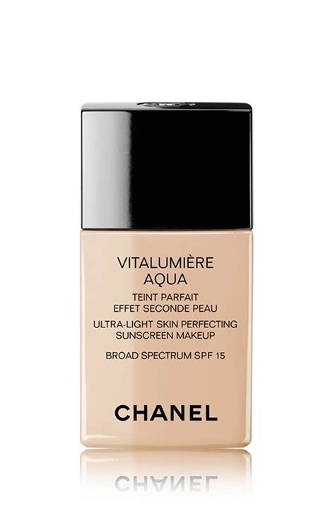 chanel vitalumiere spf 15 foundation|vitalumière aqua ultralight foundation.